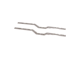 2 Piezas De Rieles De Chasis Para Coche Rc L0035, Piezas De Mejora De Acero Inoxidable Para Coche De Control Remoto