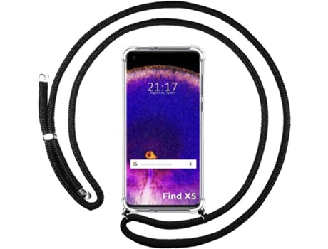 Carcasa para Oppo Find X5 5G TUMUNDOSMARTPHONE Colgante Negro