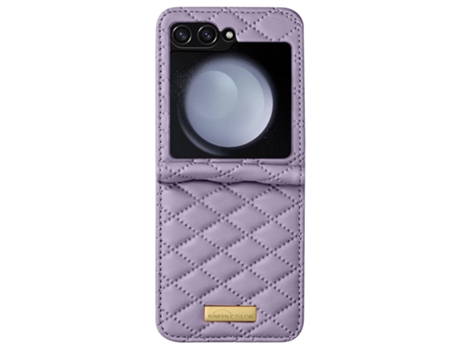 Funda para Samsung Galaxy Z Flip 5 AVIZAR Piel Morado