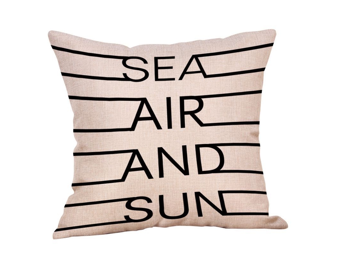 Rebe-set De 2 Fundas De Almohada Geométricas 45x45 Cm Para Oficina Coche Hogar Lino Cómodo