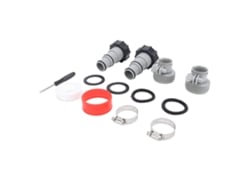 Kit Adaptador Para Manguera De Piscina Aru, Conexiones Roscadas, Abrazaderas, Juntas Y Repuestos.