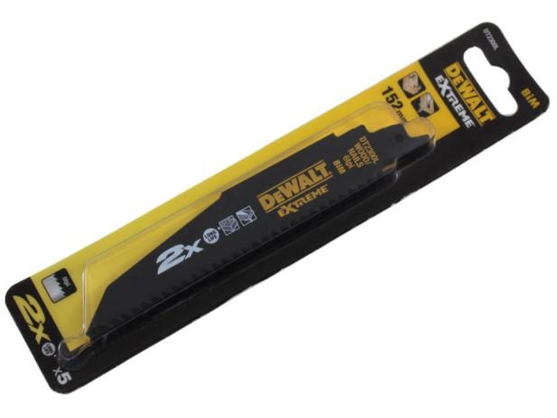 Láminas de Sierra Sabre DEWALT 152mm x 4.2mm