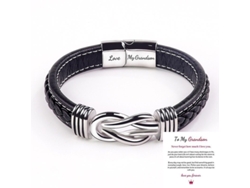 Pulsera Para Hijo/nieto Con Tarjetas, Pulsera Para Hombre, Regalo De Cumpleaños Inspirador Para Hombres