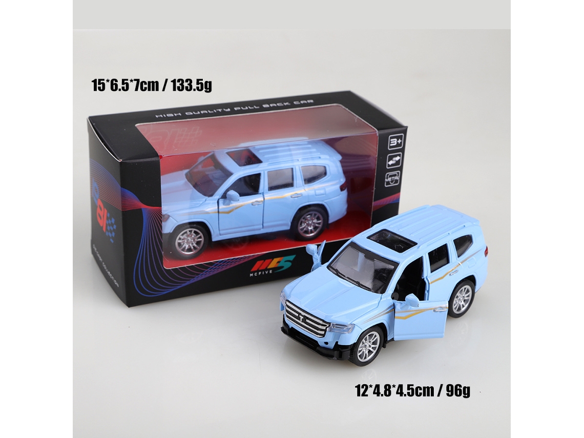 Vehículo Todoterreno Suv De Metal Fundido A Presión A Escala 1/36, Con Doble Puerta, Modelo De Juguete Realista.