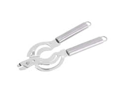 Abrelatas multifuncional de acero inoxidable para botellas y tapas de frascos, herramienta de cocina