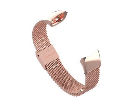 Correa de Reloj Inteligente para Honor Band 4/5 MIJOBS Milan con Hebilla de Metal de Acero Inoxidable (Oro Rosa)