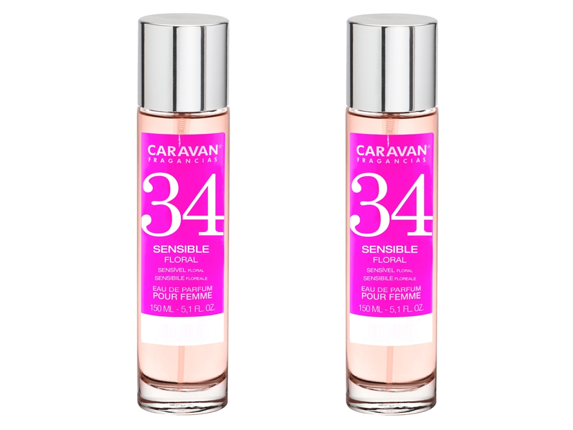 Set de 2 perfume de mujer nº34 150ml CARAVAN