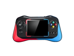 Ats-consola De Juegos Portátil Con 500 Juegos Integrados Pantalla Hd 3.5 Pulgadas Regalo Retro Para Niños Y Adultos Rojo Con Azul