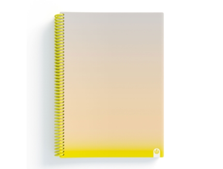 Cuaderno A4 Tapa PP Espiral CARCHIVO United 2024 Rayado Amarillo 80Hj 90G 64411219