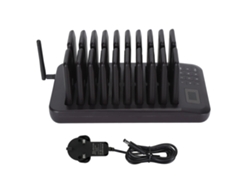 Sistema de búsqueda Coaster, 20 localizadores Coaster, sistema de búsqueda inalámbrico de largo alcance con zumbador vibratorio y luz intermitente para restaurante y banco.