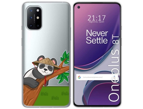 Carcasa OnePlus 8T 5G TUMUNDOSMARTPHONE Dibujos Transparente Multicolor