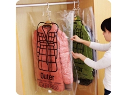 Bolsas de compresión al vacío - Para colgar ropa, abrigos y chaquetas - 2 piezas - L Abcrital