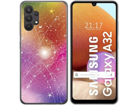 Carcasa Samsung Galaxy A32 4G TUMUNDOSMARTPHONE Abstracto Multicolor