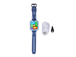 Reloj Inteligente Infantil Con Gps, Videollamada Bidireccional, Regalo - Azul
