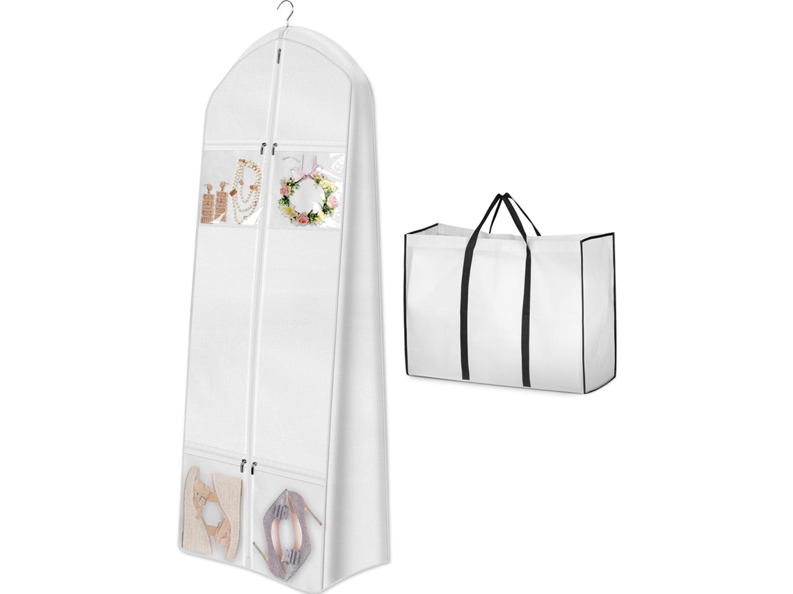 Fundas grandes para ropa, bolsa de almacenamiento a prueba de polvo para vestidos de novia Digitallab (177,8 x 58,4 x 20,3 cm)
