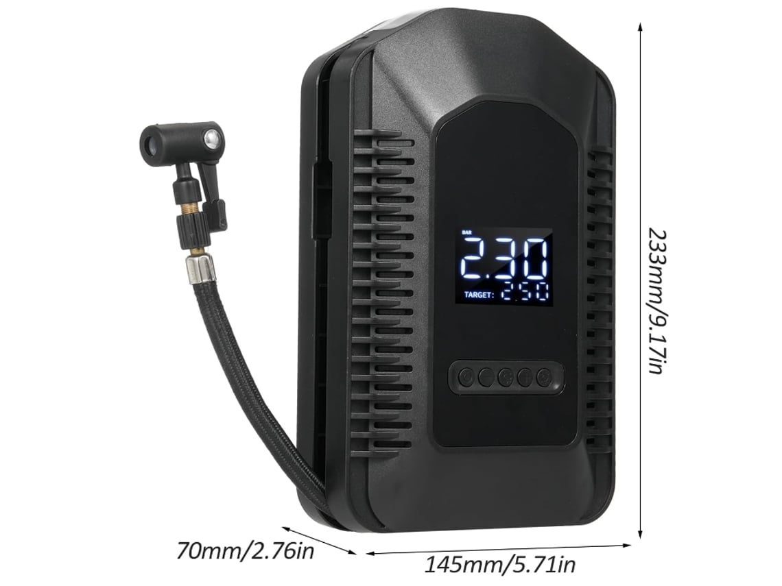 Compresor de aire eléctrico, bomba de inflado rápido para neumáticos de automóvil, 150 PSI, 12 V, USHION