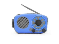Radio portátil con manivela, radio de emergencia con manivela, radio solar con manivela, mini radio, cargador de teléfono celular Xblue Szrh A b GOKOCO