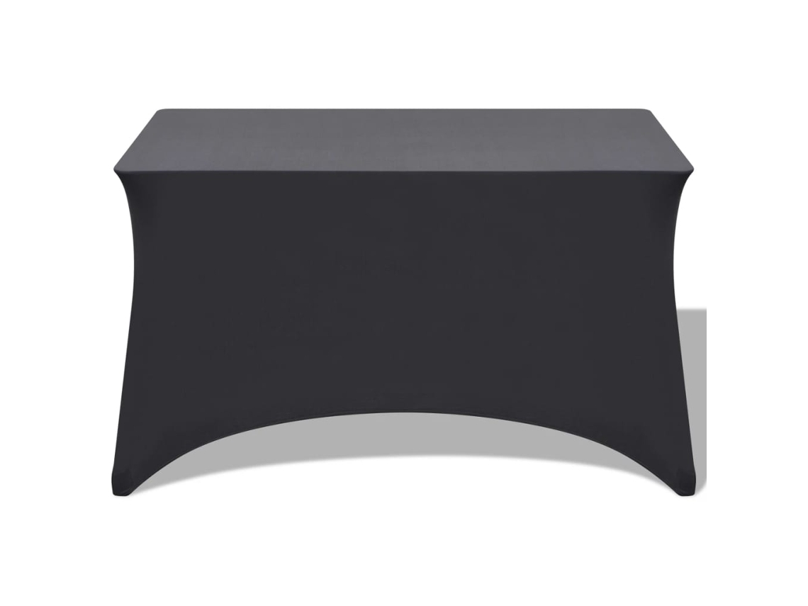 Maison Exclusive - Mantel Extensible 2 Piezas 120x60,5x74 cm Antracita