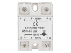 Relé De Estado Sólido Ssr-10 10a 5-220vdc Para Automatización Industrial