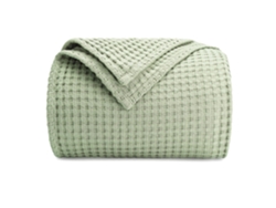 Manta Bebé Waffle Eifson Algodón Multiusos 75x100cm (verde)