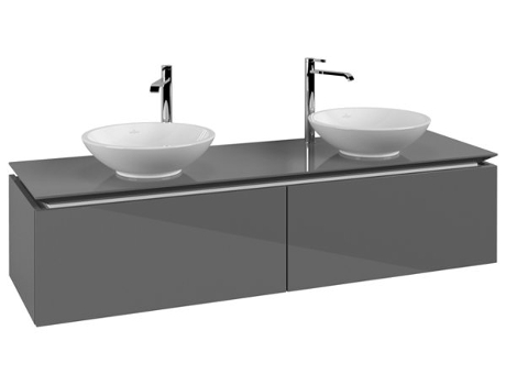 Mueble de tocador Villeroy &amp Boch Legato B599 1600x380x500mm 2 lavabos
