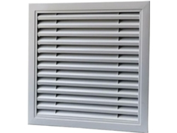 Rejillas de ventilación, cubierta de malla de aleación de aluminio, para unidad exterior de aire acondicionado, resistentes a la lluvia.