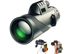 Telescopio monocular 40×60 HD compacto IP68 para observación de aves, caza, deportes, espectáculos, verde Bestvite