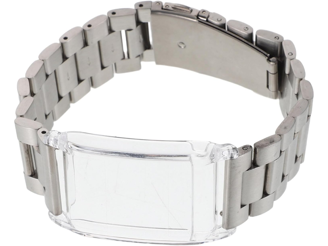 Elegante Correa De Metal De Repuesto Para Reloj, Fácil Instalación Para Hombre.