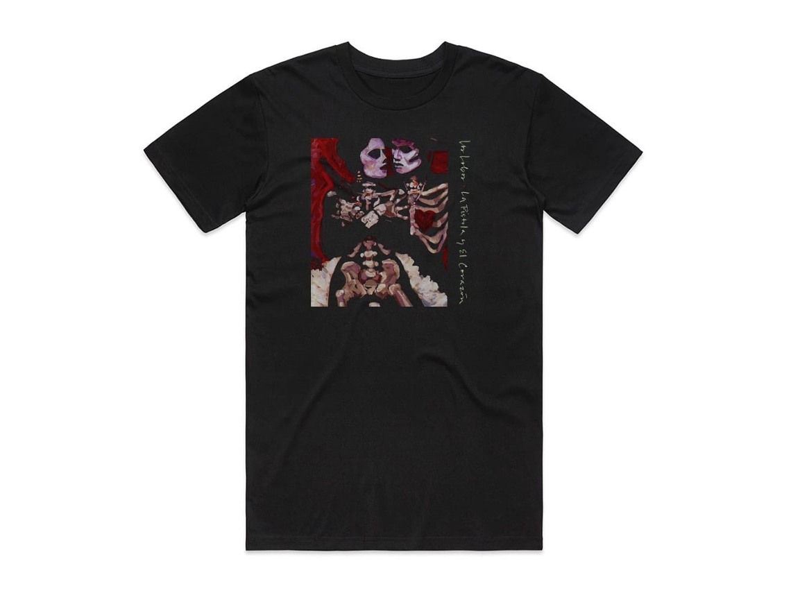 Los Lobos La Pistola Y El Corazn Album Cover Camiseta Black Rockinstonesize-m
