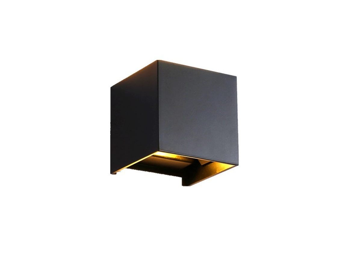 Elegante luz de pared para porche, iluminación exterior, arriba y abajo, ángulo de haz ajustable, lámpara de pared