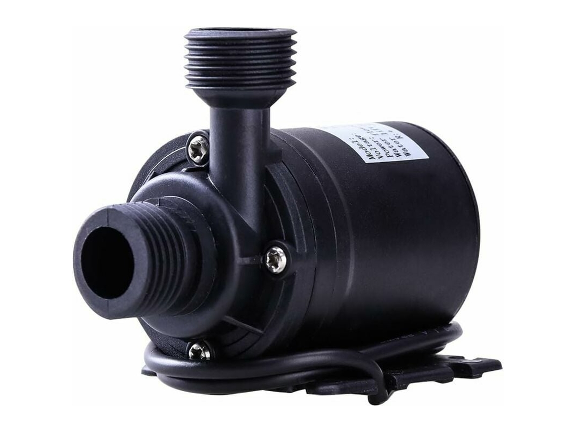 Bomba de agua sumergible sin escobillas de 12 V CC, 800 L/h, 5 m, para sistema de circulación solar de fuentes y piscinas.