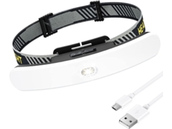 Linterna Frontal Recargable 6 Modos Luz Ajustable 90° 2000mah Luz Indicadora Ipx5 Led Para Pesca Campamento Lectura Senderismo