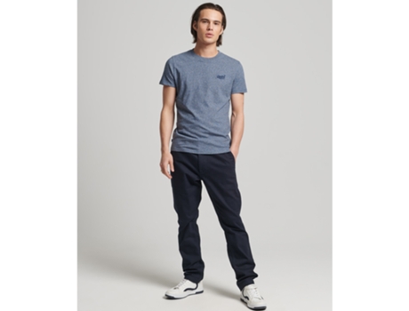 Camiseta para Hombre SUPERDRY (S - Azul)