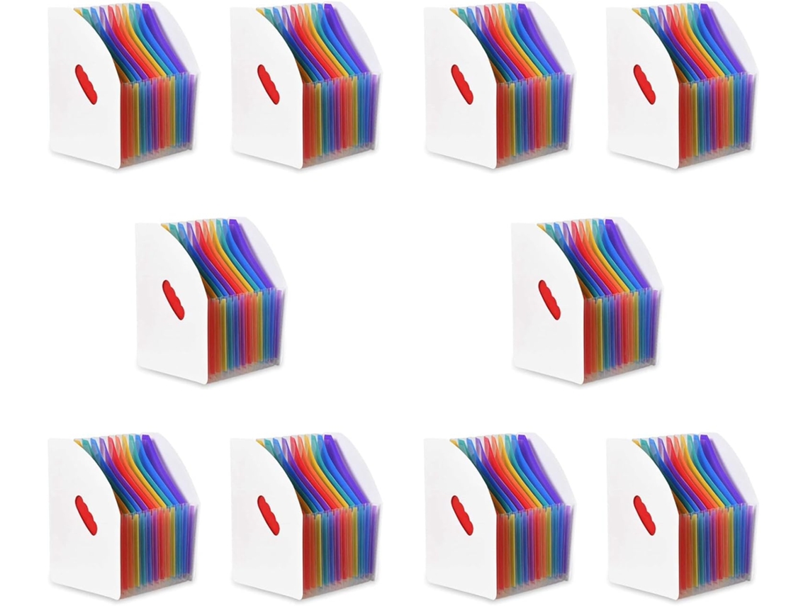 Organizador Vertical Permanente Para Archivos A4 Con 10 Extensiones
