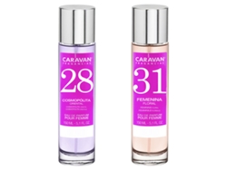 Set de 2 Perfumes Caravana Mujer Nº31 y Nº28 COLONIAS Y PERFUMES MULTIMARCA