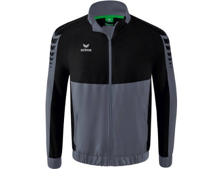 Chaqueta de Presentación para Niños ERIMA Six Wings (Gris y Negro - 14 ans)