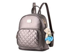 2026-mochila Para Mujer Adolescentes Niñas Cuero Pu Pequeña Mochilita Viaje Diario Bronce