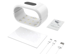 Lámpara De Resina Uv Doble, 24 Led, Alimentada Por Usb