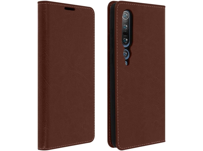Funda Xiaomi Mi 10, 10 Pro AVIZAR Piel Marrón