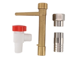 Llave De Conexión Rápida De Latón G3/4 Para Manguera De Riego De Jardín