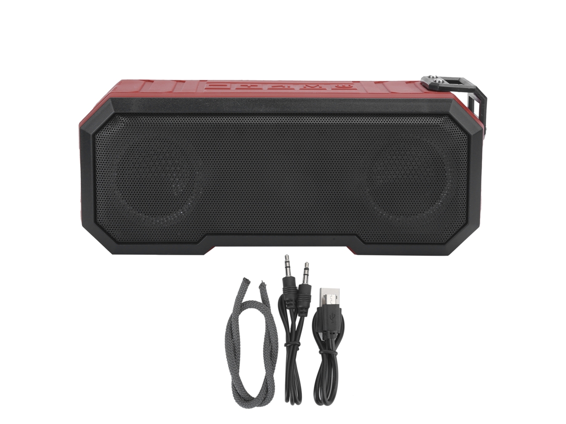 Altavoz Inalámbrico Bluetooth 5.0 X8, Resistente Al Agua Ipx7, Luminoso, Subwoofer Portátil Para Exteriores, Rojo.