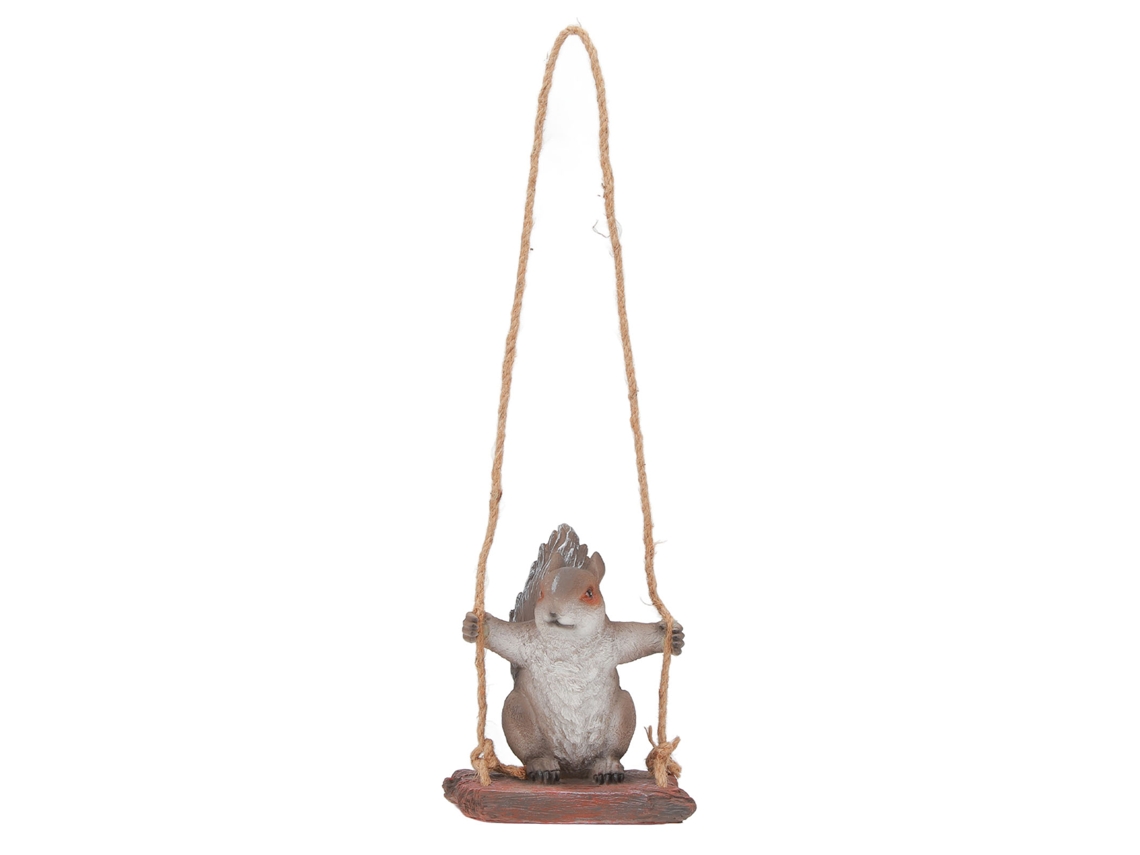 Estatua Colgante De Ardilla, Decorativa, De Resina, Escultura Adorable, Para Patio O Exterior.