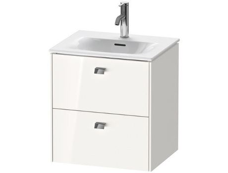 Mueble DURAVIT Brioso bajo lavabo suspendido 52,0 x 41,9 cm con 2 cajones incl. recorte de sifón y delantal para lavabo Viu 234453