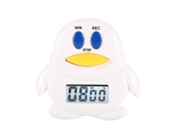 Temporizador De Cocina Digital Lcd Con Diseño De Pingüino Animado Para Cocinar Y Hornear, Con Temporizador De Cuenta Regresiva.