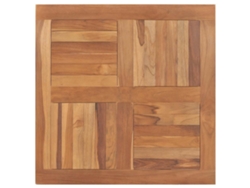 Tablero de mesa cuadrado en madera maciza de teca MAISON EXCLUSIVE 80x80x2,5 cm