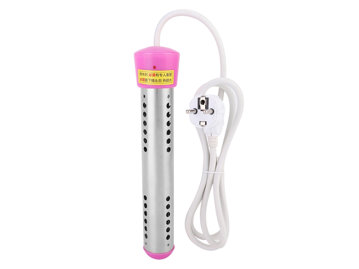 Calentador de inmersión eléctrico de 2000 W, 1,5 m, hasta 70 °C, con apagado automático para calderas de viaje (UE)