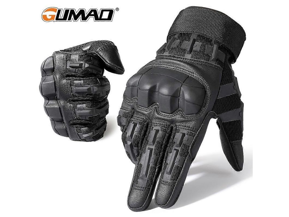 Guantes Tácticos De Cuero Sintético Con Malla Para Hombre, Ideales Para Deportes Al Aire Libre, Tiro, Caza Y Ciclismo.