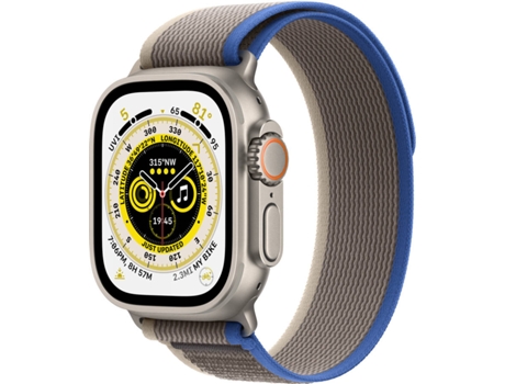 APPLE Watch Ultra GPS+Cellular 49 mm con Loop Trail Azul/Gris (Talla M/L)