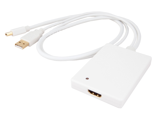 Cable Adaptador de Vídeo Urban Factory CBB21UF Mini DisplayPort USB A y HDMI