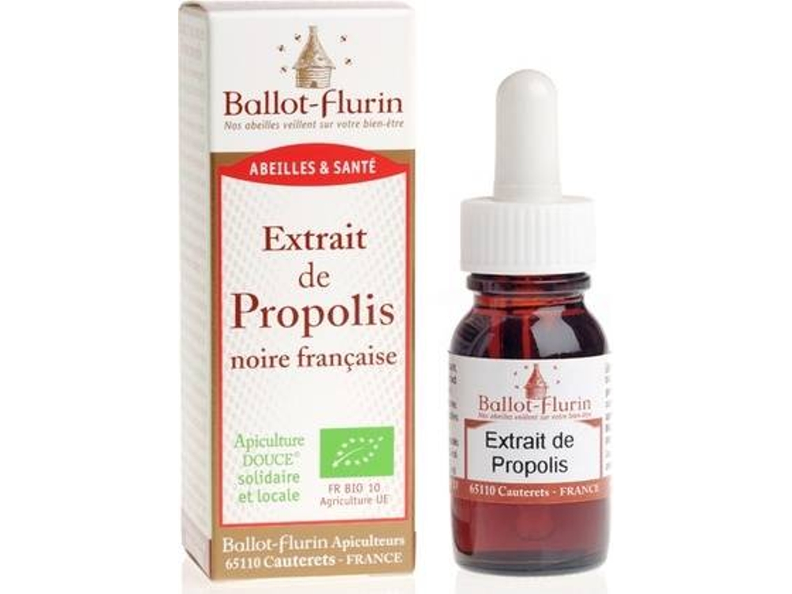 Complemento Alimentar BALLOT FLURIN Extrato De Própolis Preto Francês Bio (15 ml)